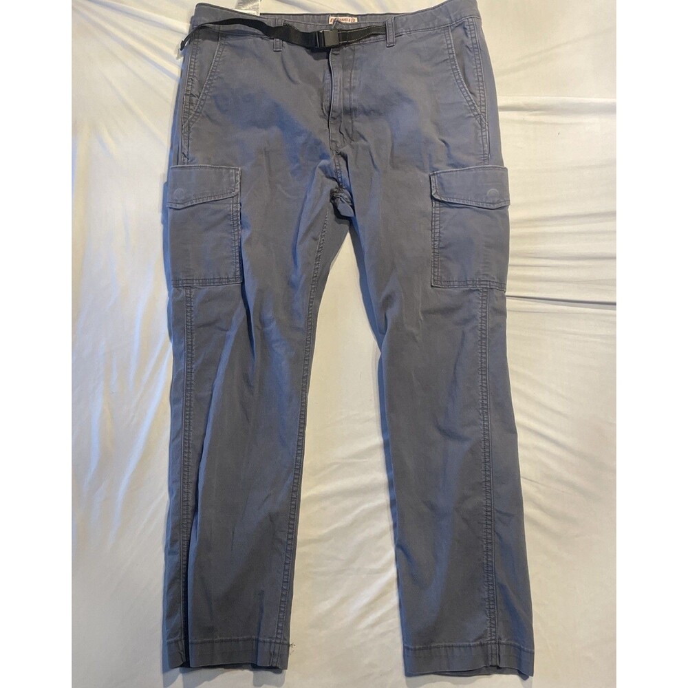 Levi's Men's Gray Cargo Jogger Pants Casual Cotton Blend Six-Pocket 34 x 30